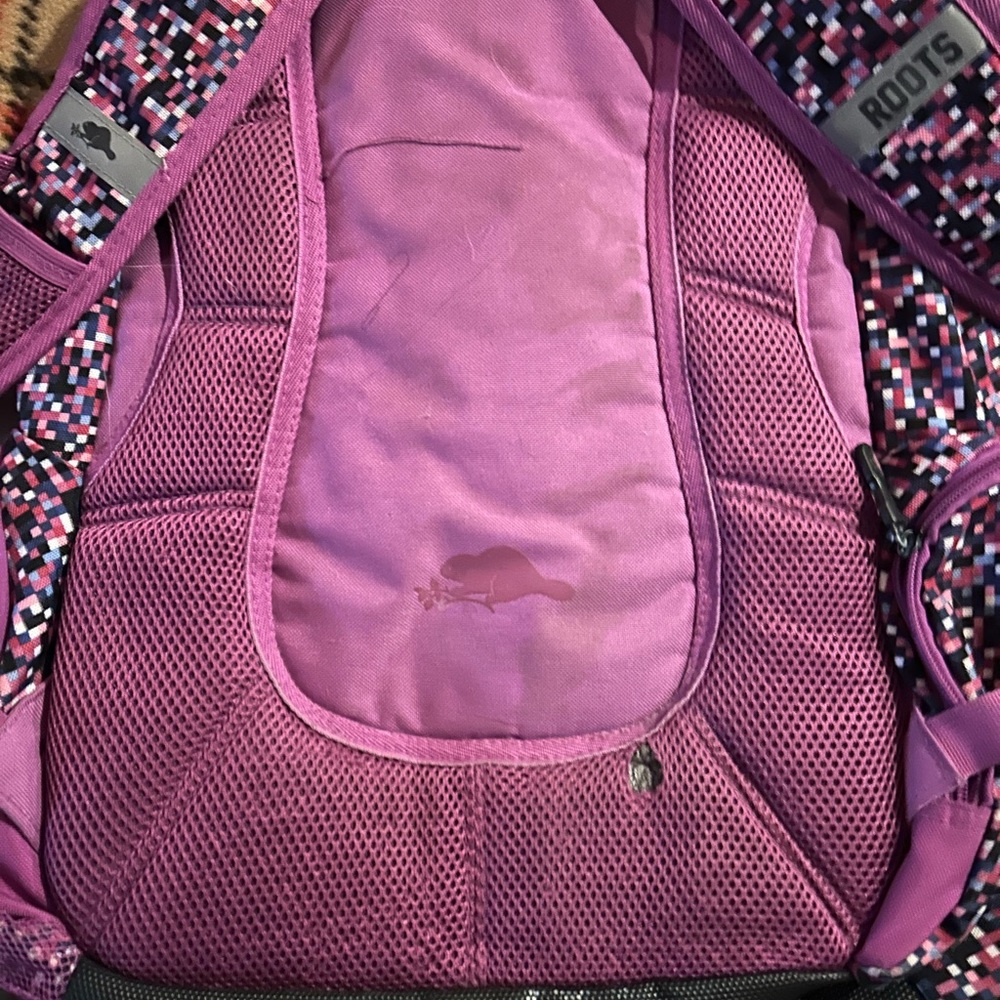 💥 5 for $15 Roots Colorful Backpack with Purple Highlights - Picture 4 of 5